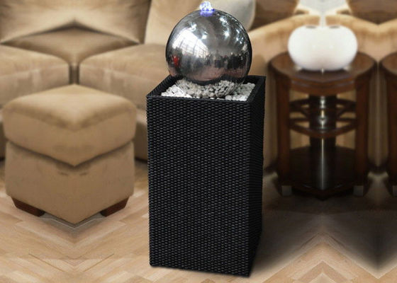 China Característica de aço inoxidável iluminada contemporâneo da água da bola de 34 polegadas fornecedor