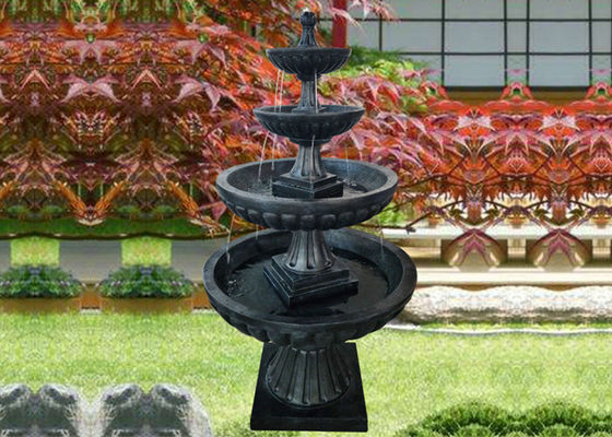 China 64 fonte de água estratificado do ornamento quatro da polegada fornecedor