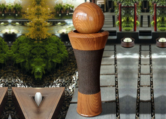 China Fonte de água de madeira do efeito do Rattan da cena do clube de tira fina fornecedor