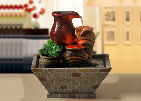 China Três copos clássicos de fonte de água norte-americana da sala de visitas do armário da tevê da decoração de interiores da casa do estilo com diodo emissor de luz fornecedor