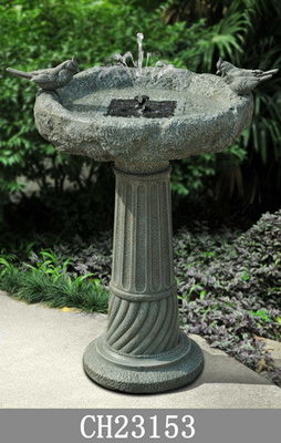 China H70CM exterior Polyresin conduziu a fonte de água clara fornecedor