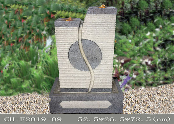 China Cor do arenito da fonte de Yin Yang Eight Trigrams Led Water fornecedor