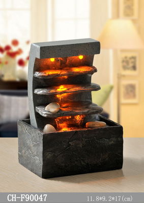 Quatro etapas 7&quot; fontes exteriores internas de Polyresin fornecedor