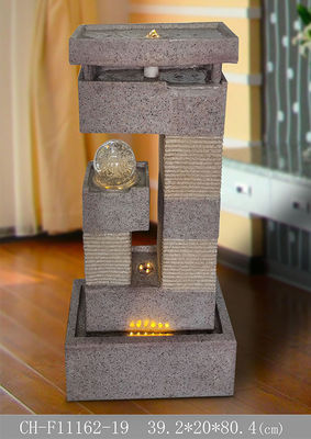 Característica da água da bola de vidro do arenito da decoração do hotel fornecedor