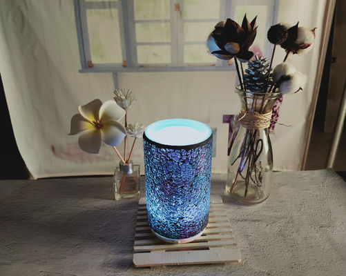 Fonte de água de vidro do mosaico da forma interior home fornecedor