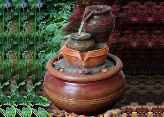 Fontes de água exteriores leves decoração do jardim fornecedor