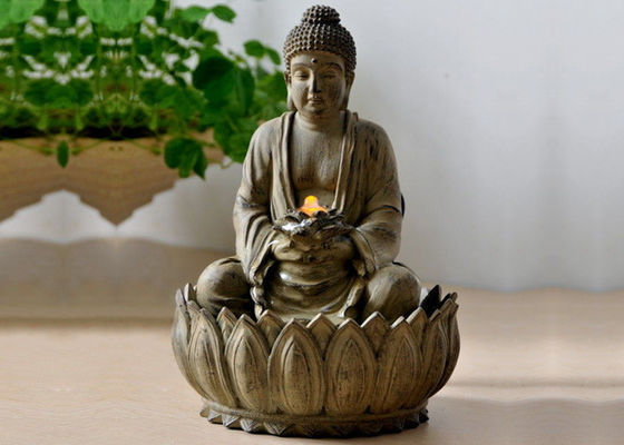 Fonte de água leve pequena da Buda do Tabletop fornecedor
