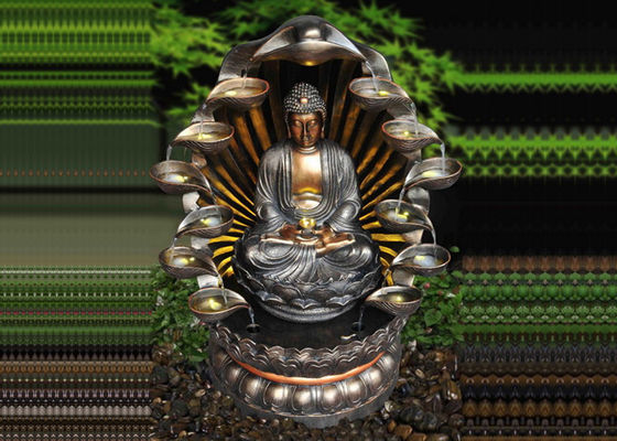 Multiful coloca a característica da água da Buda do armário da tevê exterior fornecedor