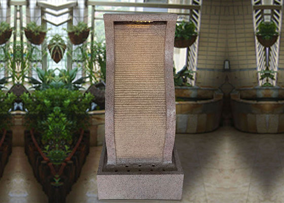 Fonte de água luxuosa do arenito do ornamento do pátio fornecedor