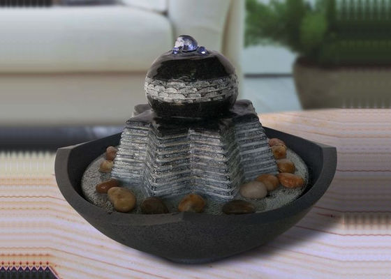 Decoração interna iluminada da fonte de água de uma fortuna de 7 polegadas fornecedor