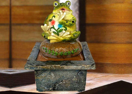 Fontes internas do Tabletop das rãs americanas de Polyresin do estilo fornecedor