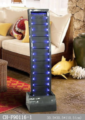 fontes de água exteriores de 110cm com luzes conduzidas fornecedor