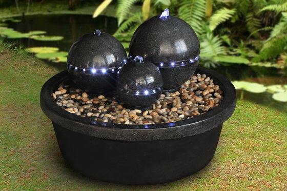O arenito de H49cm iluminou fontes de água exteriores para a decoração do jardim fornecedor