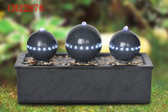 Característica feito a mão da água da esfera do arenito de H48CM fornecedor